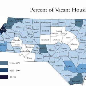 Percent of Vacant Housing Units Map
