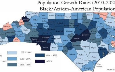 Population Growth (African American) Map