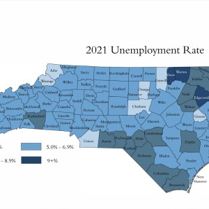 Unemployment Rate 2021 Map