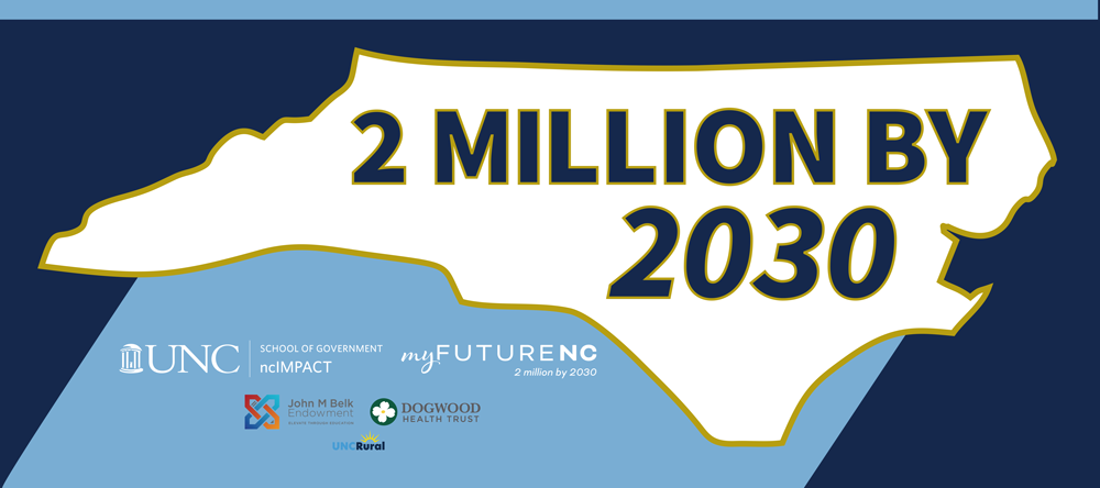 2 Million by 2030 lapel pin